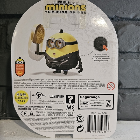 Illumination Presents Minions the Rise of Gru - Stone Tossing Otto Figure - NEW - Picture 5 of 8